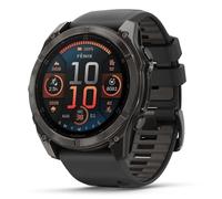 Garmin fenix® 8 51mm AMOLED Sapphire Carbon grey Black/pebble grey silicone band Nuevo