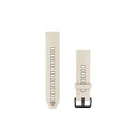 Garmin Correa de Silicona QuickFit de 20 mm, Beige | Cambio fácil de correas, Ajuste seguro, Comodidad para el día a día, Personaliza el estilo de tu reloj inteligente