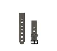 Garmin Correa de Silicona QuickFit de 20 mm, Gris | Cambio fácil de correas, Ajuste seguro, Comodidad para el día a día, Personaliza el estilo de tu reloj inteligente