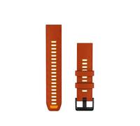Garmin Correa de silicona QuickFit de 22 mm, Naranja | Cambio fácil de correas, Ajuste seguro, Comodidad para el día a día, Personaliza el estilo de tu reloj inteligente