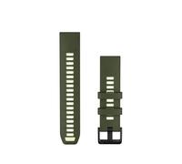 Garmin Correa de Silicona QuickFit de 22 mm, Verde | Cambio fácil de correas, Ajuste seguro, Comodidad para el día a día, Personaliza el estilo de tu reloj inteligente