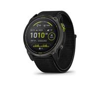 Garmin Enduro™ 3-51 mm, Solar, Zafiro, Reloj Inteligente GPS de Ultra Rendimiento, duración Extrema de la batería, mapeo detallado, Linterna LED integrada, Titanio DLC Gris Carbono con Correa de