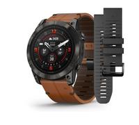 Garmin EPIX PRO GEN 2 Sapphire Cuero Brown + Silicona Negro 51mm 010-02804-30
