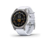 Garmin epix Pro (Gen 2) Sapphire Edition, 47 mm, Reloj Inteligente de Alto Rendimiento, tecnología Avanzada de conducción, Linterna integrada, Piedra Blanca