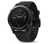 Garmin fēnix 5 Sapphire Bluetooth Black Sport Watch - Sport Reloj (Black, Polymer, Stainless Steel, Water Resistant, Silicona, Sapphire, 10 ATM)