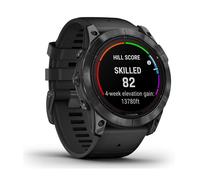GARMIN - Fenix 7X Pro Solar Edition - Reloj inteligente de alto rendimiento - Acero, Gris con pulsera negra