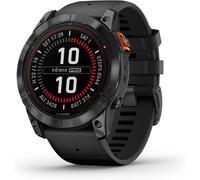 Garmin fēnix 7X Pro Solar, Reloj GPS Multideporte con Carga Solar, Pantalla táctil, Linterna LED, frecuencia cardíaca, mapas, música y 37 días de batería, Negro