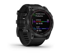 Garmin fēnix 7X Solar Edition gris con correa negra