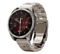 Garmin Fenix 8-47 mm, AMOLED, Zafiro Desnudo Titanio, Grafito y Banda de Silicona de Grafito