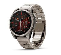 Garmin Fenix 8-47 mm, AMOLED, Zafiro Desnudo Titanio, Grafito y Banda de Silicona de Grafito