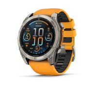 Reloj garmin fenix 8 - 51mm amoled zafiro tiranio plateado correa Talla única