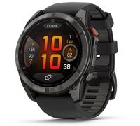 Garmin Fenix 8 Pro - 51 mm, Lente Zafiro, Gris carbón | Reloj Inteligente GPS multideportivo Amoled Premium con 27 días de duración de la batería | Las Funciones LTE y Inreach no Son compatibles en