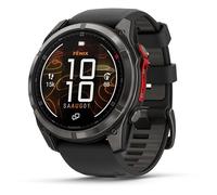 Garmin Fenix 8 Pro Premium Multisport GPS Smartwatch | Micro LED de 51 mm, Lente de Zafiro, Titanio DLC Gris Carbono con Negro/Gris Guijarro con 10 días de duración de la batería | Altavoz Integrado