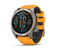 Garmin Fenix 8 Sapphire 010-02905-11 Reloj Deportivo GPS, Color Gris/Naranja, Talla L