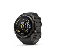 Garmin Fenix 9 Pro - 51 mm, Carbon Gray DLC Titanium con Correa de Silicona Negra/Gris Guijarro | Las Funciones LTE e Inreach no Son compatibles con los Eau | hasta 31 días de duración