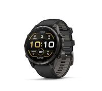 Garmin fēnix® 9 Pro, DLC Titanium, 47 mm, negro/gris guijarro | Pantalla AMOLED, reloj inteligente GPS multideporte premium