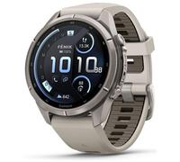Garmin fēnix 9 Pro inReach LTE 43mm Titanio con correa de silicona en blanco
