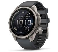 Garmin fēnix 9 Pro inReach LTE 47mm Titanio con correa de silicona en gris