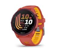 Garmin Forerunner® 170 Music, Reloj Inteligente para Correr GPS, Entrenamiento avanzado y análisis de recuperación y Almacenamiento de música, Rojo y Rosa con Correa roja y Rosa