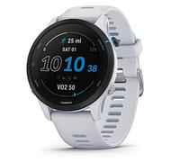 Garmin Forerunner® 255 Music, Reloj Inteligente de Correr, GPS, con música, información Avanzada, batería de Larga duración, Blanco