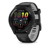Garmin Forerunner 265 46mm Bisel y carcasa en negro con correa de silicona en negro/gris