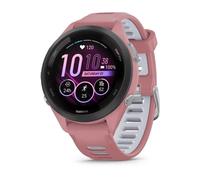 Garmin Forerunner 265S 42mm Bisel negro con carcasa en rosa y correa de silicona en rosa/gris