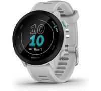 Garmin Forerunner 55 Bluetooth GPS 42mm MIP Blanco Resistencia Agua 5ATM Pulsómetro