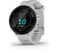 Garmin Forerunner 55 - Reloj inteligente para running con GPS, planes de entrenamiento, notificaciones y seguimiento del bienestar, Blanco