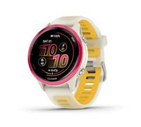 Garmin® Forerunner® 570, 42 mm, Reloj Inteligente avanzado GPS para Correr y triatlón, Pantalla AMOLED, características de Entrenamiento y recuperación, Aluminio Frambuesa con Banda translúcida de