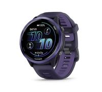 Garmin® Forerunner® 570, 47 mm, reloj inteligente avanzado GPS para correr y triatlón, pantalla AMOLED, características de entrenamiento y recuperación, aluminio índigo con correa translúcida imperial