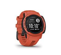 Garmin Instinct 2S, Reloj Inteligente con GPS Resistente al Agua, Funciones Deportivas, Pulsioximetría, Puntuación de Sueño y Notificaciones del Smartphone, Color Rojo