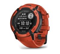 Garmin Instinct 2X Solar, Reloj Inteligente con GPS Resistente al Agua, Carga Solar, Funciones Deportivas, Pulsioximetría, Puntuación de Sueño y Notificaciones del Smartphone, Rojo