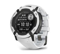 Garmin Instinct 2X Solar, Reloj Inteligente con GPS Resistente al Agua, Carga Solar, Funciones Deportivas, Pulsioximetría, Puntuación de Sueño y Notificaciones del Smartphone, Blanco