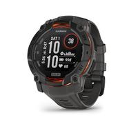 Garmin Instinct® 3 50 mm, pantalla solar cargada, reloj inteligente GPS resistente para exteriores, bisel reforzado con metal, linterna integrada, carbón