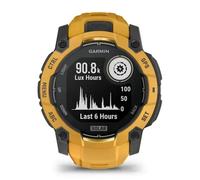Garmin Instinct 3 GPS Bluetooth 50mm Power Glass Amarillo Talla Única Resistencia Agua 10ATM SpO2 Pulsómetro