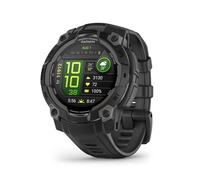 Garmin Instinct 3, Reloj inteligente con GPS, Pantalla AMOLED de 45 mm, Resistente al agua, Aplicaciones deportivas integradas, Monitorización de la salud, Linterna LED, Hasta 18 días autonomía, Negro