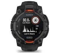 GARMIN Instinct 3 Solar Bluetooth GPS 45mm MIP Negro Unisex Resistencia Agua 10ATM SpO2 Pulsómetro