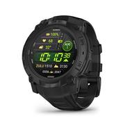 Garmin Instinct 3 Tactical Edition, 50 mm, Reloj Inteligente con GPS Resistente al Agua, Pantalla AMOLED, Funciones Tacticas, Monitorización de la Salud, Linterna LED, hasta 24 días autonomía, Negro