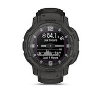 Garmin Instinct Crossover Solar, Smartwatch híbrido, 45 mm, Carga Solar, Diseño Rugged y Manecillas Super-Luminova, Tiempo de 70 Días, +30 Deportes, GPS, Cardio, SpO2, Activity Tracker (Graphite)