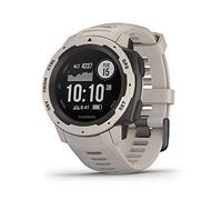 Garmin Instinct, Reloj inteligente con GPS resistente al agua, Funciones deportivas y notificaciones del smartphone, Color Tundra, Talla L