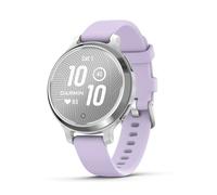 Garmin Lily 2 Active, Reloj Inteligente con GPS, Diseño Elegante, Datos de Salud y Forma Física, Pantalla Táctil, Notificaciones Inteligentes, Autonomía hasta 9 días, Plata con Correa Morada