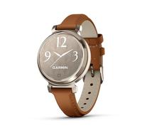 Garmin Lily 2, Reloj Inteligente pequeño y Elegante, Pantalla Oculta, Lente Estampada, hasta 5 días de duración de la batería, Color marrón, Canela, 1, Clásico