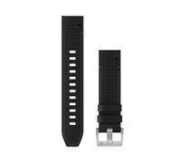 Garmin QuickFit 22 correas de reloj de cuero/correa híbrida FKM, negro/verde - 010-13225-09