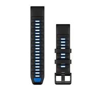 Garmin QuickFit 22 correas de reloj negro/azul piloto de silicona - 010-13392-09