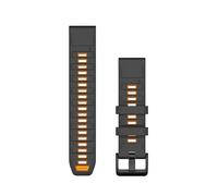 Garmin QuickFit, correa de silicona de 20 mm negro/gris guijarro