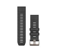 Garmin QuickFit, correa de silicona de 20 mm negro/gris guijarro