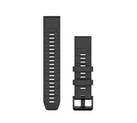 Garmin QuickFit, correa de silicona de 20 mm negro/gris guijarro