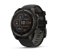 Garmin Reloj Inteligente de Carga Solar Fenix 8-47 mm | hasta 48 días de duración de la batería con Altavoz Integrado, Linterna LED y micrófono | Características avanzadas de monitoreo de Salud