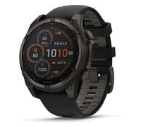 Garmin Reloj Inteligente de Carga Solar Fenix 8-47 mm | hasta 48 días de duración de la batería con Altavoz Integrado, Linterna LED y micrófono | Características avanzadas de monitoreo de Salud