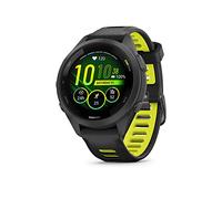 Garmin Reloj inteligente Forerunner 265S para correr, pantalla AMOLED colorida, métricas de entrenamiento e información de recuperación, negro y amarillo amplificador